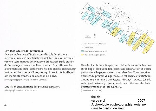 palafitte, station lacustre, plan des habitations