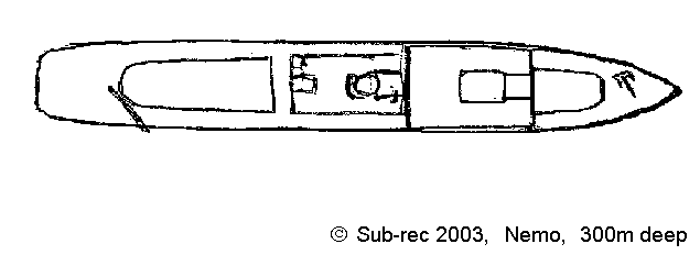 Skizze der Dampfyacht